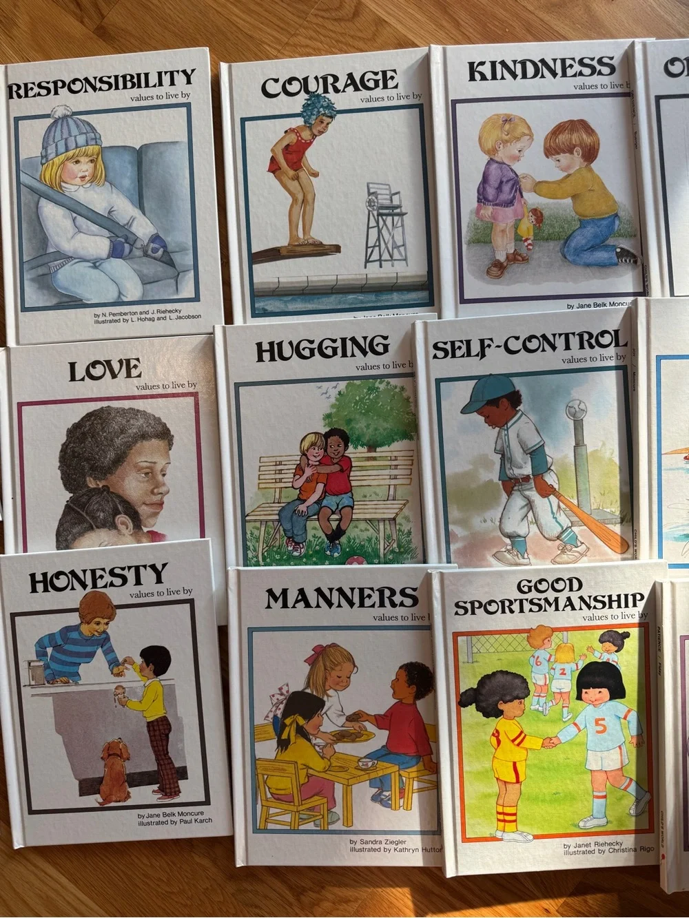 Values to Live By Kids 16 Book Set - Social Skills Stories; self esteem morals